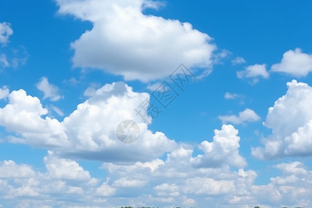 天空中自由飘动的云彩图片