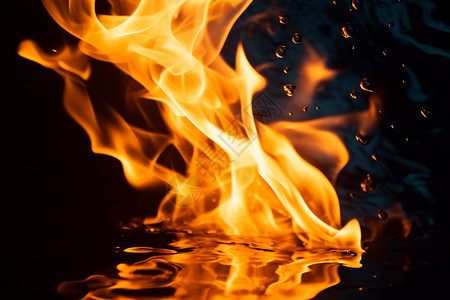 燃烧中的火苗背景图片