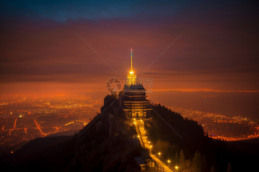 古建筑的美丽景观图片