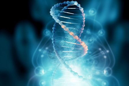 医学生物DNA链概念图背景图片