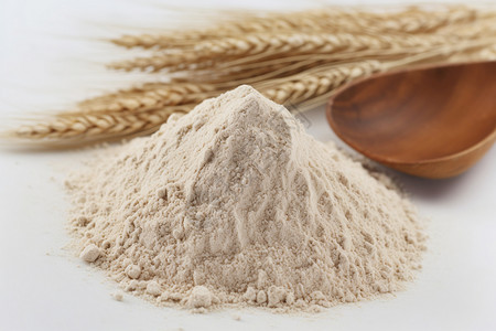 谷物小麦面粉图片