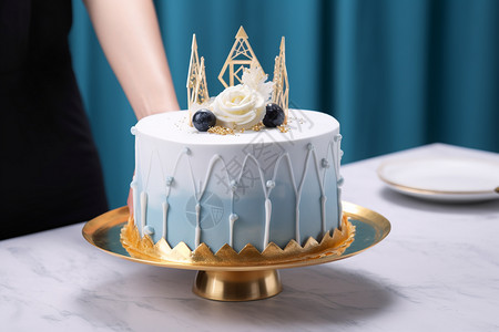 蛋糕新素材新做的生日蛋糕背景