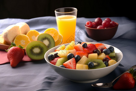 健康的水果果汁图片
