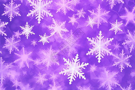 紫色雪花纹理壁纸图片