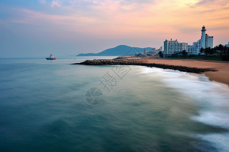 度假海滩自然景观图片