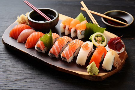 日式料理寿司图片
