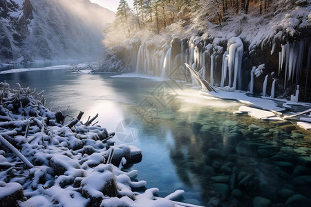 冬季的自然美景图片