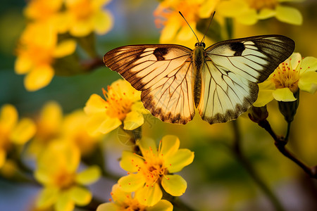 大自然的蝴蝶背景图片