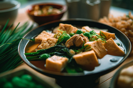 营养健康的豆腐汤图片