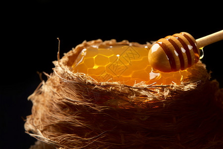 美味营养的蜂蜜高清图片