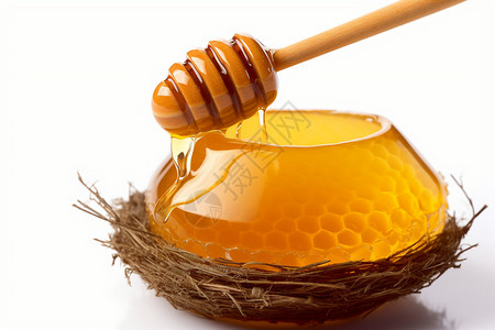 健康的蜂蜜蜜巢图片