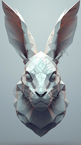 兔子的艺术雕塑图片