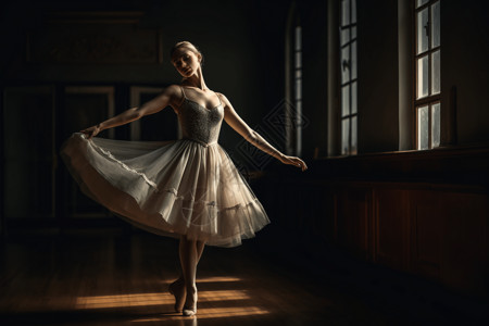 优雅的芭蕾舞演员图片
