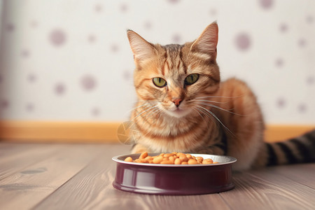 吃饭的宠物猫猫图片