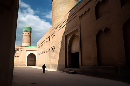 伊斯兰教的建筑背景图片