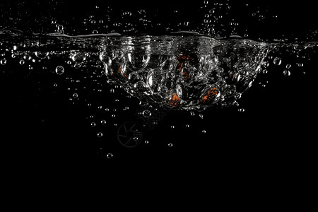 碳酸泉黑色气泡背景设计图片