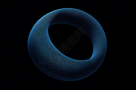 圆形循环无穷无尽的莫比乌斯环设计图片