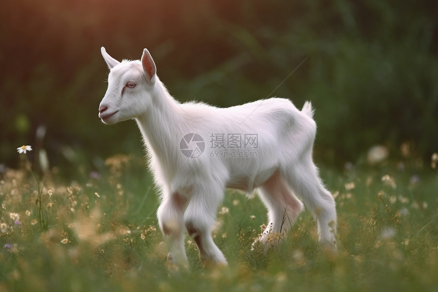 放牧的小山羊图片