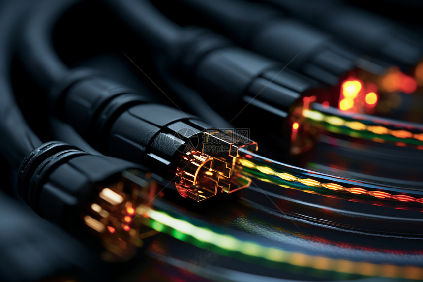网络光纤电缆图片