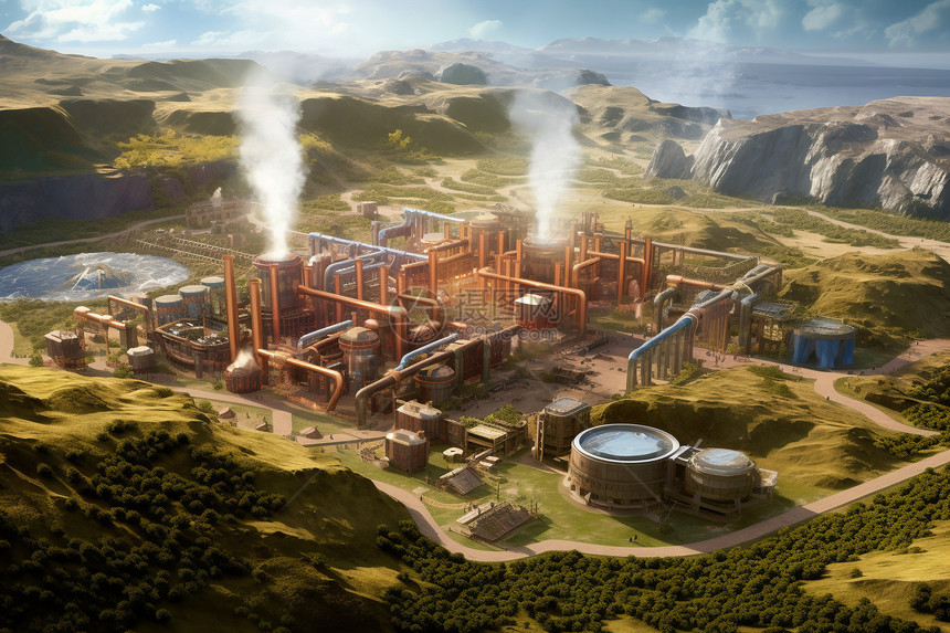 能源生产工厂图片