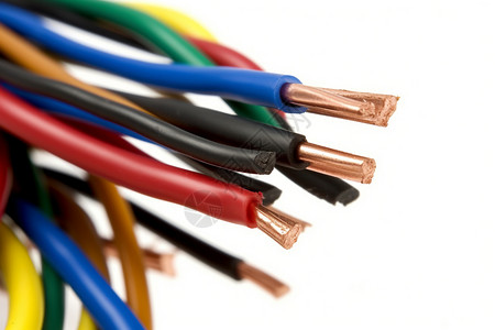 彩色电线电线电缆素材高清图片
