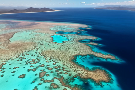 大堡礁景观澳大利亚大堡礁高清图片