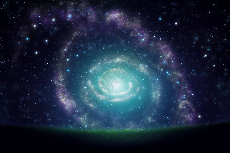 粒子星空背景图片