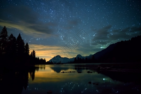 漆黑夜晚漆黑的夜空背景