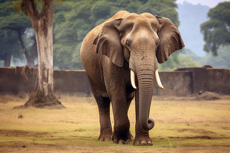 强壮的大象大象耳朵高清图片