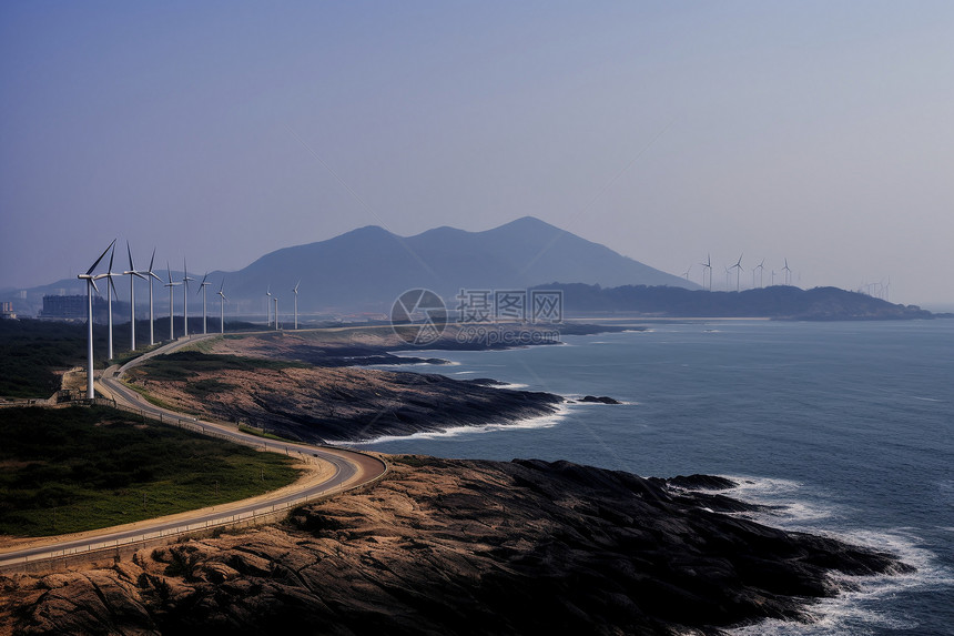 海中的小岛图片