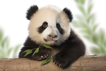 笨拙可爱的熊猫图片