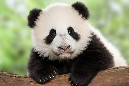 野性动物可爱的熊猫背景