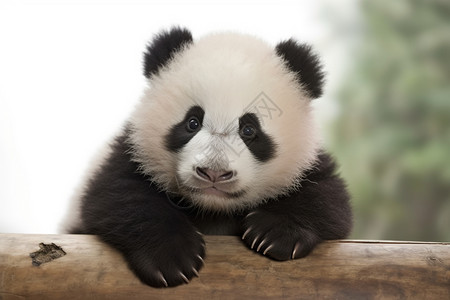 憨态可掬的熊猫图片