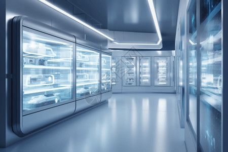 空冰箱智能医疗药物储存柜设计图片