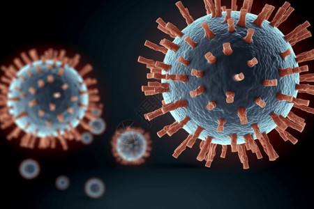 医学细胞病毒背景图片