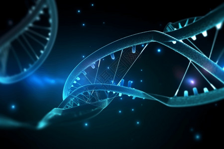 医学研究DNA结构背景图片