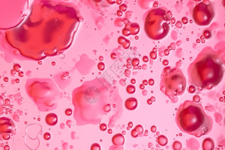 抽象粉色油滴背景图片