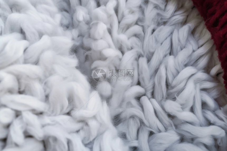 地毯纤维的细节图片