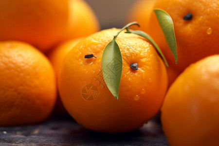 新鲜多汁的丑橘图片
