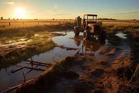 生产力洪水造成的农业活动中断背景