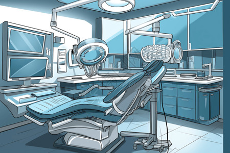 牙科手术室内部环境图片