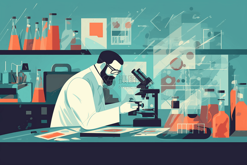 正在实验的病理学家图片