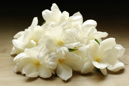 白色的栀子花背景图片