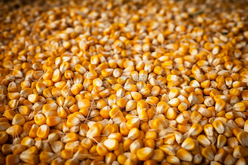 玉米粒谷物图片