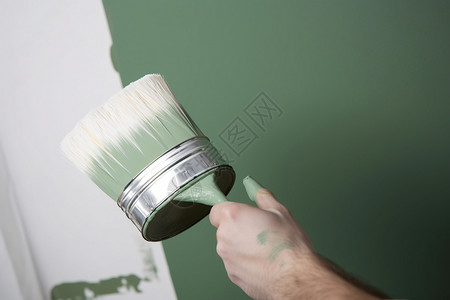 油漆工作装修粉刷墙壁背景