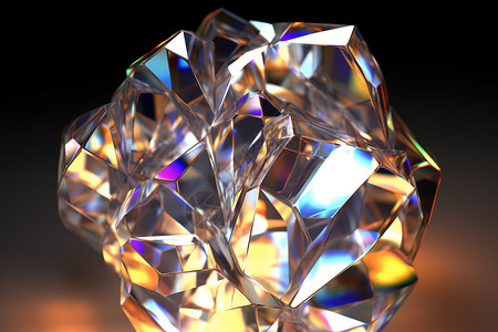美丽的钻石水晶高清图片