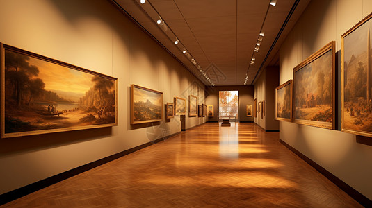 传统文化的画廊图片