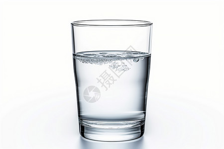 透明玻璃杯中的水图片