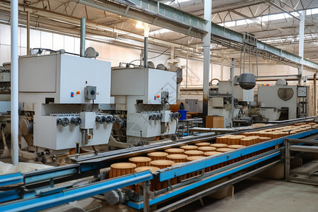 工业的面包工厂图片