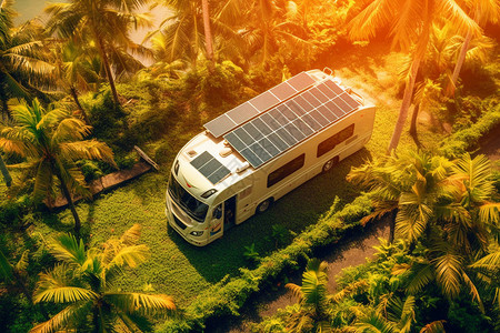 房车旅行房车的太阳能设计图片